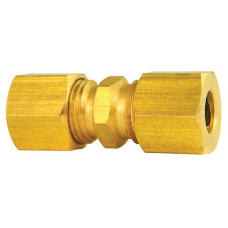 Brass Compression Union, 1/4, 100/box